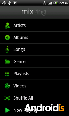 MixZing Media Player  Android