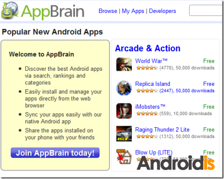 AppBrain Fast Web Installer -      