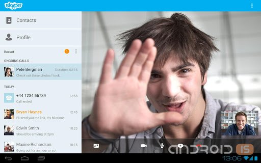    Skype  Android