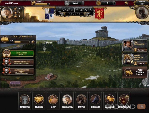 Game of Thrones: Ascent   Android  iOS