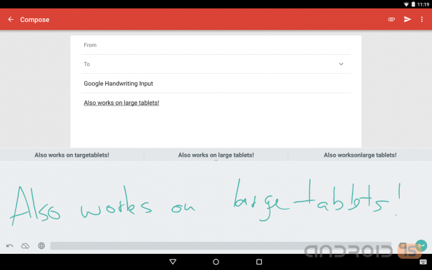 Google Handwriting Input -    Android