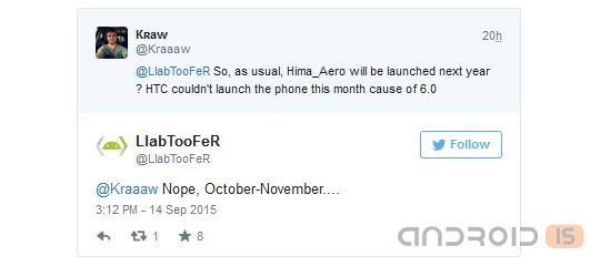 HTC One A9 Aero  "" 