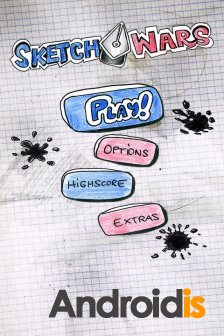 SketchWars -  Android  Asteroids