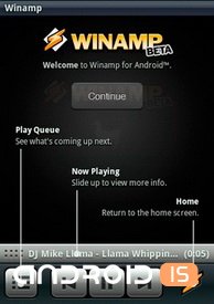 - WinAmp   Android Market