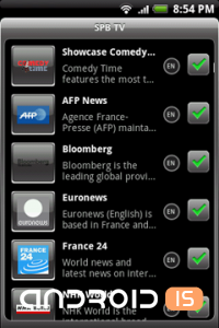 SPB Software  SPB TV for Android 2.0