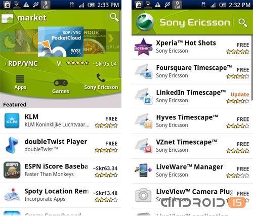  Android Market   Sony Ericsson