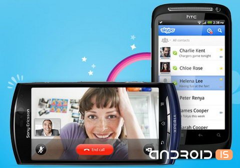 Вышла новая версия Skype 2.0 для Android