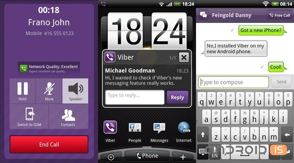 Viber для Android вышел из стадии бета
