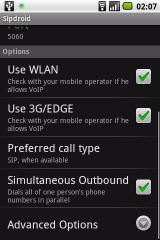 Sipdroid 2.4