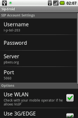 Sipdroid 2.4