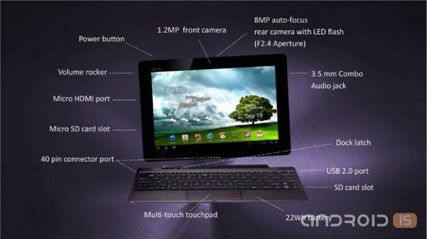 Asus Transformer Prime -    Android 4.0