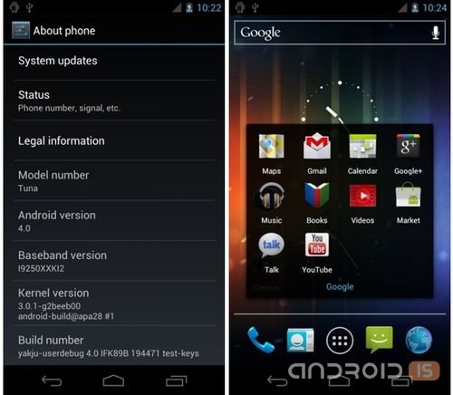 Google   Android 4.0