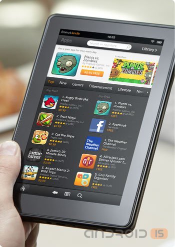 Kindle Fire стал лидером Android планшетов в США