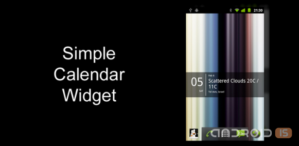 Simple Calendar Widget