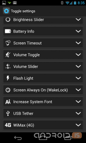 Power Toggles