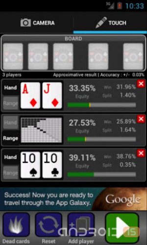 Poker Odds Camera  Android