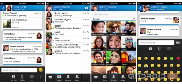 BlackBerry Messenger   iOS  Android