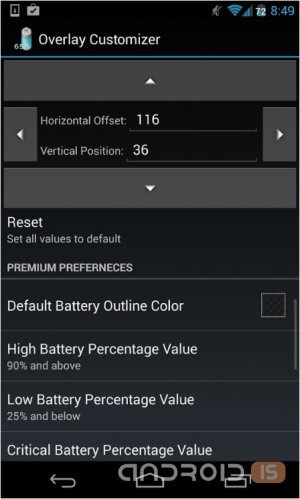 Battery Overlay Percent 