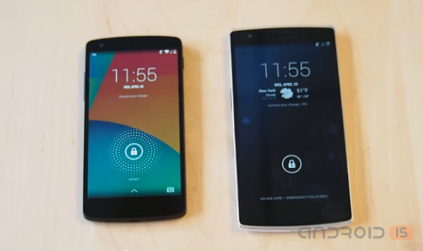 OnePlus One сравнили с Nexus 5
