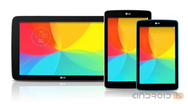 LG приступает к продаже новых планшетов G Pad