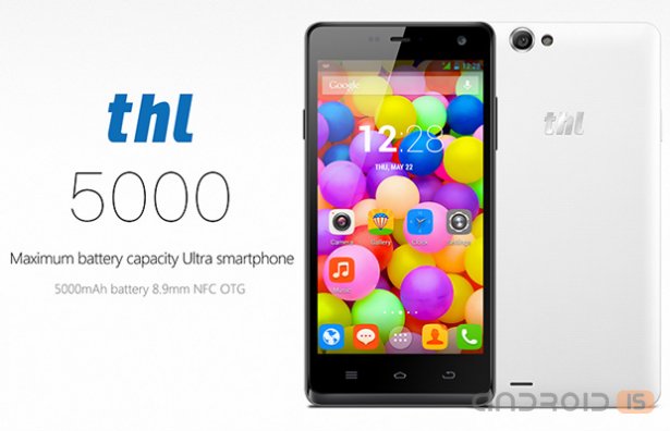 THL представила самый долгоиграющий смартфон THL 5000