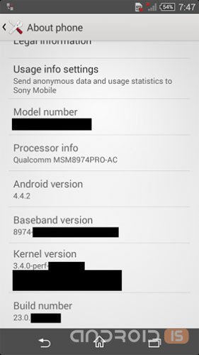 Очередная утечка - Sony Xperia Z3 Compact