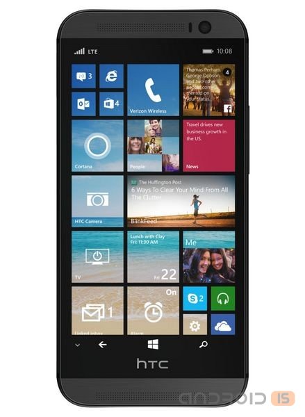 Verizon опубликовал пресс-фото HTC One M8 на Windows Phone