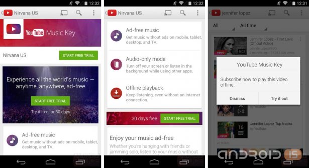 YouTube запускает сервис Music Key