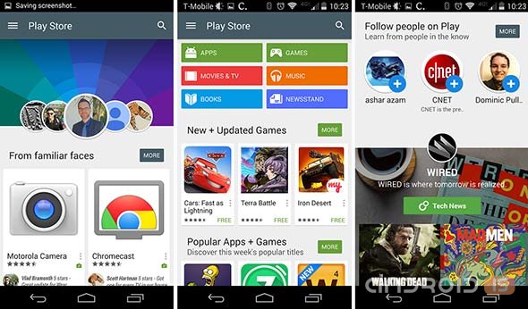 Вышло обновление Google Play 5.0