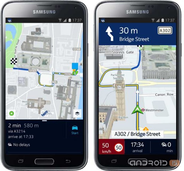 Карты Nokia Here для Android открыли для всех