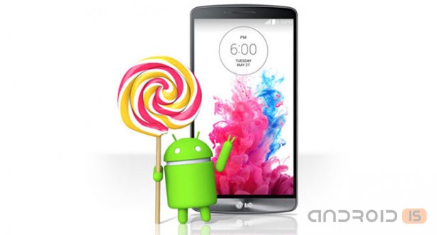 LG G3 первым получит обновление Lollipop