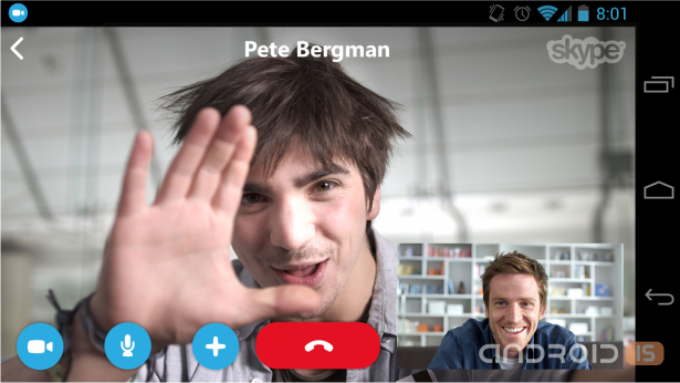 Skype для Android получил масштабное обновление