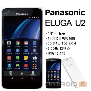 Panasonic представила бюджетник Eluga U2