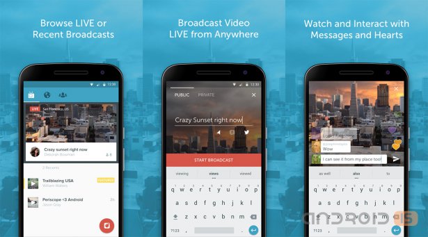 Twitter запускает видеосервис Periscope на Android