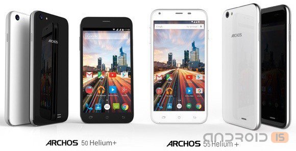 Archos представила два смартфона линейки Helium