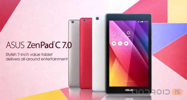 ASUS анонсировала бюджетный планшет ZenPad C 7.0