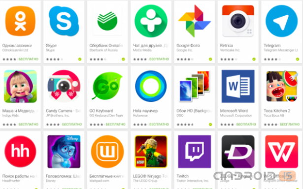 Google назвала лучшие приложения и игры 2015