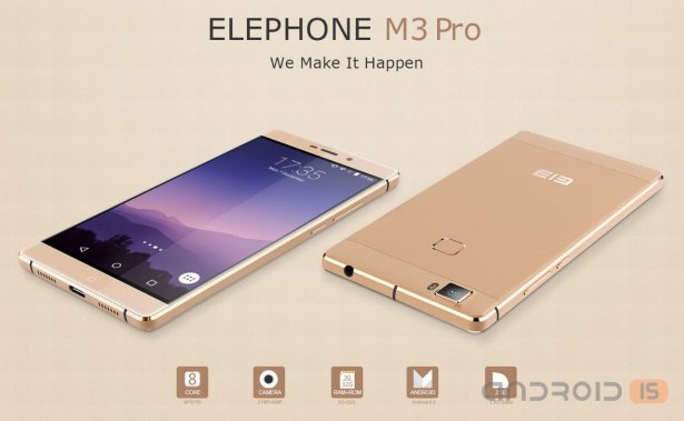 Elephone M3 Pro - новый флагман по доступной цене